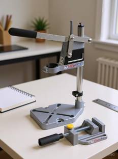 Mass Pro DS01 Drill Press Stand & Vise Clamp Cast Iron Base+Bench Vise Quick ReleaseClamp DS01 Drill S...