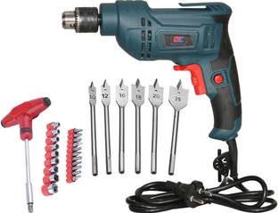 Digital Craft 100% Copper Winding Electric 600w Reversible Drill Machine 10MM,T-Bar Socket Set,6Pc Fla...
