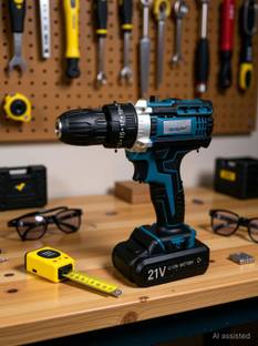 Mat max CM-21A KIT CORDLESS WITH DRILL KIT SET 45NM MAX TORQUE,21V LI-ION BATTERY & CHARGER Cordless D...