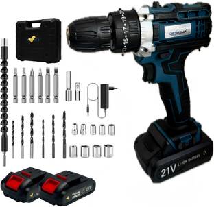 Mat max CM-21A KIT CORDLESS WITH DRILL KIT SET 45NM MAX TORQUE,21V LI-ION BATTERY & CHARGER Cordless D...