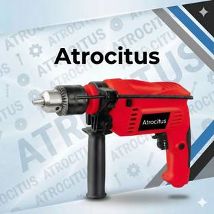 Atrocitus Hammer Drill (13 mm Chuck Size, 650 W) ATR59_13MM_DM_Red_DRILL MACHINE ( 100% COPPER WINDING...