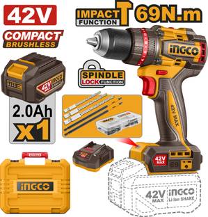 INGCO CIDLI426981 Cordless Drill