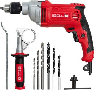 iBELL Industrial Impact Drill ID13-30, 1100W, Copper Armature, 0-3000 RPM, 2 mode selector, Forward/Reverse with variable speed Pistol Grip Drill