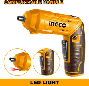 INGCO Adjustable Handle Screwdriver 4-NM Screwgun for Household/Professional use CDL 12V Cordless Dril...