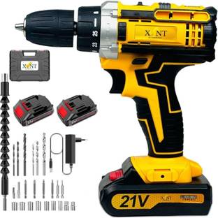 Hamid 21V MACHINE KIT x2-21V Battery Operated with 2 Speed and 25pc Accessories 21V Cordless Drill Mac...