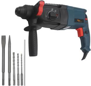 Hillgrove MCGH1029M6 All Purpose 26mm Hammer Impact Drill Machine Forward/Reverse Rotation with 5Pcs S...