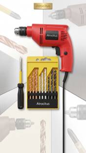 Atrocitus Atrocitus 10mm Electric Left Right Drill with 9PCS Bits and hand tools ATR705_10mm_(LR)_9pcs...