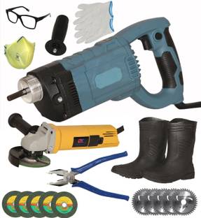 Digital Craft Handheld Concrete Vibrator Electric Vibrating Tool Without (SHAFT ROD) 2000W,Angle Grind...