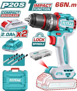 TOTAL TIDLI20668 TIDLI20668 Cordless Drill