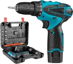 XTOOLS CD-12V Cordless Screwdriver Drill Accessories tool kit Set Reversible machine Cordless Drill