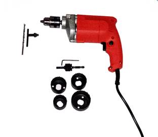 Voltron Powerful Electric Drill Machine Flat Drill Bits Drill+6pcs_D13 Pistol Grip Drill