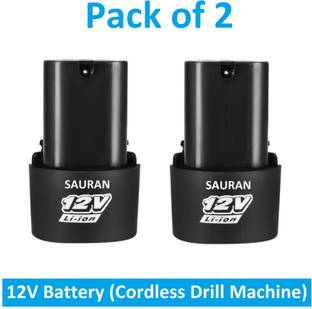 Sauran (Pack of 2) 12V Cordless Drill Battery for Cordless Drill (BTY8) Cordless Drill