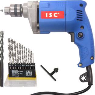 ISC 10mm SC- 2310 High Quality Electric Drill Machine + 1 Masonary Bit + 13 Hss Bit Pistol Grip Drill