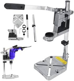 XDLB Steel Drill Machine Stand for Bench | Height Adjustable Clamp for Accuracy Compact Drill Press St...