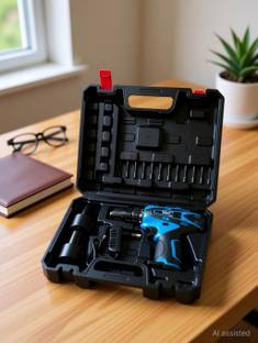 Hamid CORDLESS DRILL THOR 12V Cordless Drill Machine – 1350 RPM, High Torque, Battery Included Cordles...