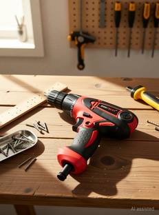 Inditrust 6 MONTHS WARRANTY 500W Electric Screwdriver Drill Machine,10mm with Variable Speed, Pistol G...