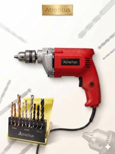 Atrocitus Atrocitus 10mm Drill Machine Combo with 9 PCS Multi-Purpose Bits ATR650_Normal_10mm_9PcsDB P...