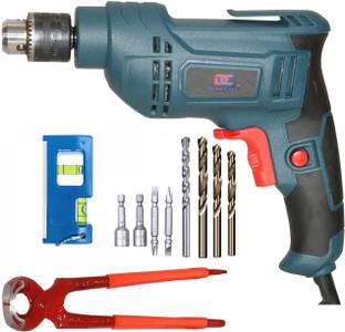 Digital Craft 100% Copper Winding Electric 600w Reversible Drill Machine 10MM,8' Pincer Plier,Mini Poc...