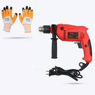 Walkers WKCB176M1 All Purpose Drill Machine with Gloves for Making Holes in Metal/Wood/Concrete with R...