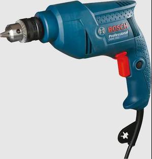 BOSCH GBM 350 Gbm 350 Professional Rotary Drill, Wood & Metal Work (350 Watt Blue), Pistol Grip Drill