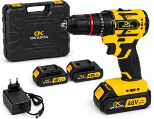 OKASTA 55NM 21V Cordless Screwdriver and Drill Machine - Compact, Lightweight, Powerful CDLI1266 Keyle...