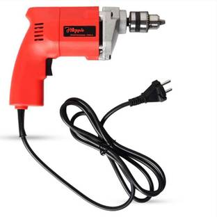 Hillgrove HGCM522M1 With 10mm Drill Machine for Making Holes in Metal/Wood/Concrete Pistol Grip Drill