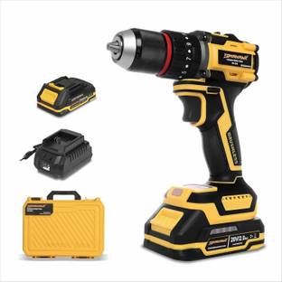 Tomahawk Tomahawk| 2×4.0Ah Battery| 2-Speed | LED Light | Metal, Wood, Wall, Tile, Brick| TID-3629 Cor...