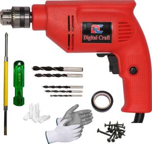 Digital Craft Compact and Powerful Drill – Perfect for Home Use 10mm 550W Drill Machine,2 In 1 Screw D...
