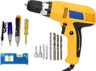 Digital Craft Electric Screw Driver 1100N,3 in1 Tester Kit,Mini Pocket Level Pistol Grip Drill