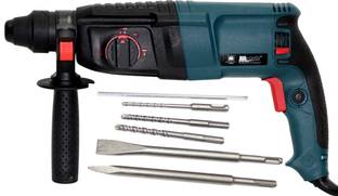 Digital Craft Hammer Drill 26MM Heavy Duty Rotary Hammer Drill Machine 800 watts with 3 mode (Blue) Pi...