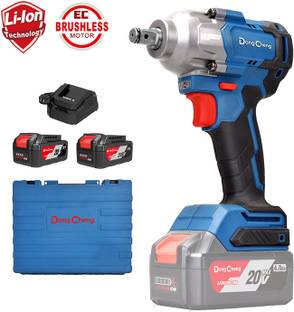 DONGCHENG MPT DG DCPB-488 CORDLESS BRUSHLESS IMPACT WRENCH 488NM TORQUE,20V MAX LI-ION BATTERY & CHARG...