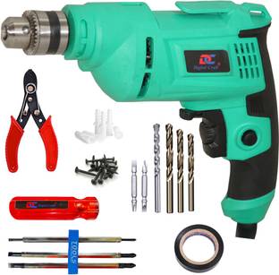 Digital Craft Powerful Home Drill Reversible Function for DIY & Repair Tasks 10MM Electric 600W Drill ...
