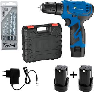 RanPra 10MM SCREWDRIVER/DRILL MACHINE WITH 5PCS OFF DRILL BITS WITH HIGH QUALITY Cordless Drill
