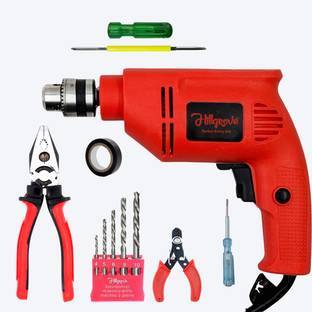 Hillgrove HGCM1378M1 600W 10mm 100% Copper Winding Electric Mini Screw Drilling Wall Hole HGCM1378M1 S...