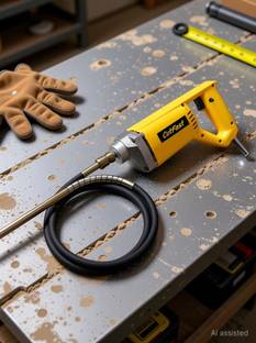 RanPra Concrete Vibrator Electric Vibrator cutfast Cement Mixer with Needle / Shaft CF-379 Pistol Grip...