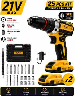 Hamid 21V Premium Metal Chuck Multi-Purpose Driver Kit | 10mm | DIY Repair Kit| XTCDKMC285 Cordless Dr...