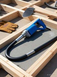 RanPra Electric Concrete Vibrator Cement Mixer with Needle / Shaft Pistol Grip Drill