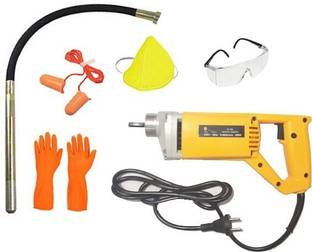 ISC Concrete Vibrator With 1.5 Meter Needle Shaft Electric Concrete Vibrator 35mm Handheld Cement Soil...