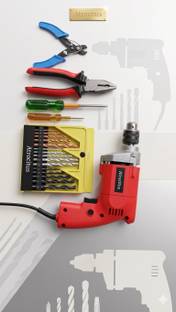 Atrocitus Atrocitus 10mm Drill Machine with 16PCS Bits and Hand Tools Kit ATR676_Normal_10mm_16PcsDB_P...