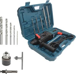 Hillgrove HGCM1035M2 26mm Hammer Impact Drill Machine with 5Pcs SDS Plus Bits,Drill Chunk (13mm),SDS A...