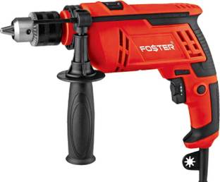 FOSTER FID-13NXP | 810W Impact Drill Machine | Forward/ Reverse | 2800RPM FID-13NXP Heavy Duty Impact Drill | 2 Mode, Copper Armature | Variable Speed Pistol Grip Drill