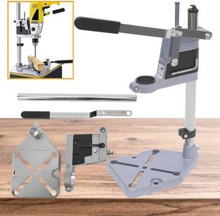 RanPra 400mm Hand Drill Stand Converter to Bench Press (Black and Silver) Angle Drill