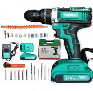 NTH HID PRO Brushless Dual Speed, 10mm , With 2 x 2v Batteries TURBO 21V CORDLESS DRILL MACHINE KIT Cordless Drill