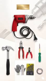 Atrocitus Atrocitus 10mm Drill Machine with 13PCS HSS Bits and Accessories ATR665_(Pack of 8)_Normal 1...
