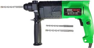 Inditrust 6 MONTHS WARRANTY 100% Copper Winding 20mm 650W 2 mode hammer drill machine impact drill Pis...
