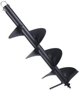 LABDHI SPRAYER Earth Auger Drill Bit 8 Inch Earth Auger Drill Bit 8 Inch Magnetic Drill