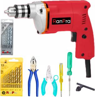 RanPra 6-Month Warranty machine 13pc HSS Plier 100% Copper Winding Masonry bit 2in1 Screwdriver Wire C...