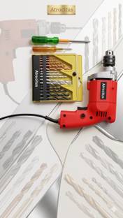 Atrocitus Atrocitus 10mm Drill Machine with 16PCS Bits, Tester and Screwdriver ATR679_Normal_10mm_16Pc...