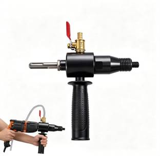 SERPLEX Electric drill to water drill adapter with handle for wet core drilling Electric Drill Water A...