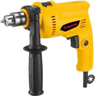 Polymak 10mm Impact Drill 500 Watts PM13DM-HD 10 mm Impact Drill Machine with 500 W and 2900 RPM Pisto...